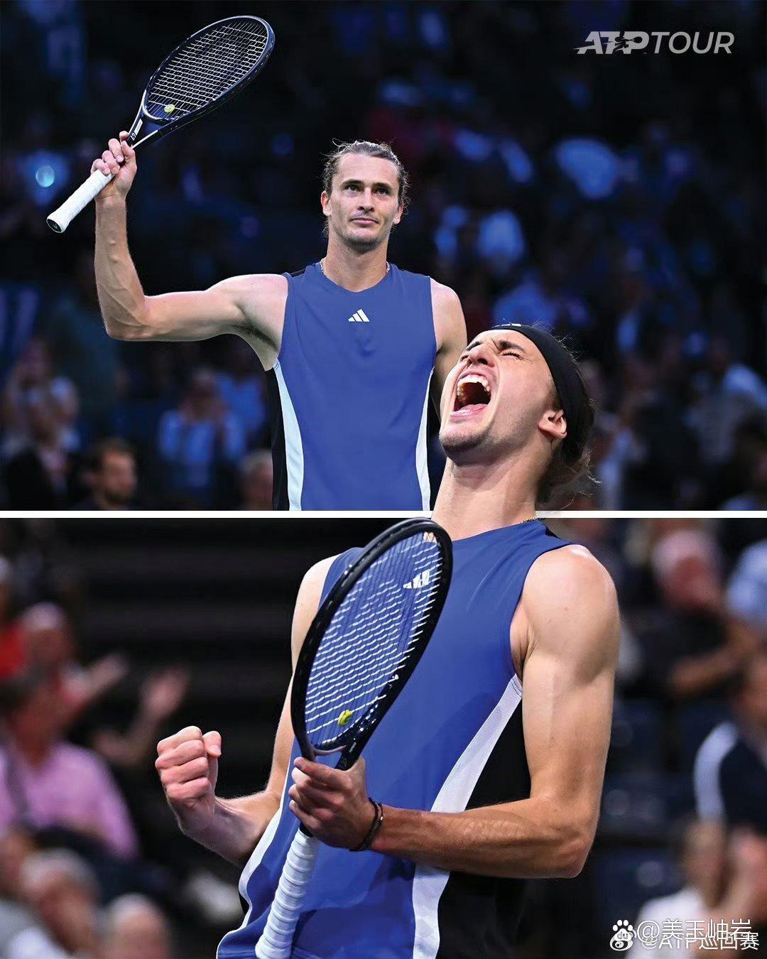 ATP总决赛完胜法网，兹维列夫刷新纪录