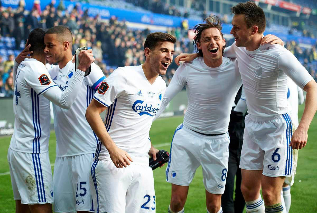 哥本哈根领先主队，客场拿到宝贵三分